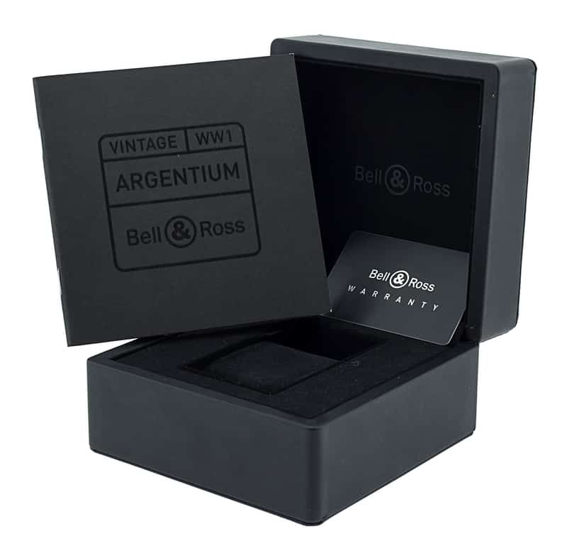 Bell and Ross Vintage WW1 BRWW1-ME-AG-SI/SCR
